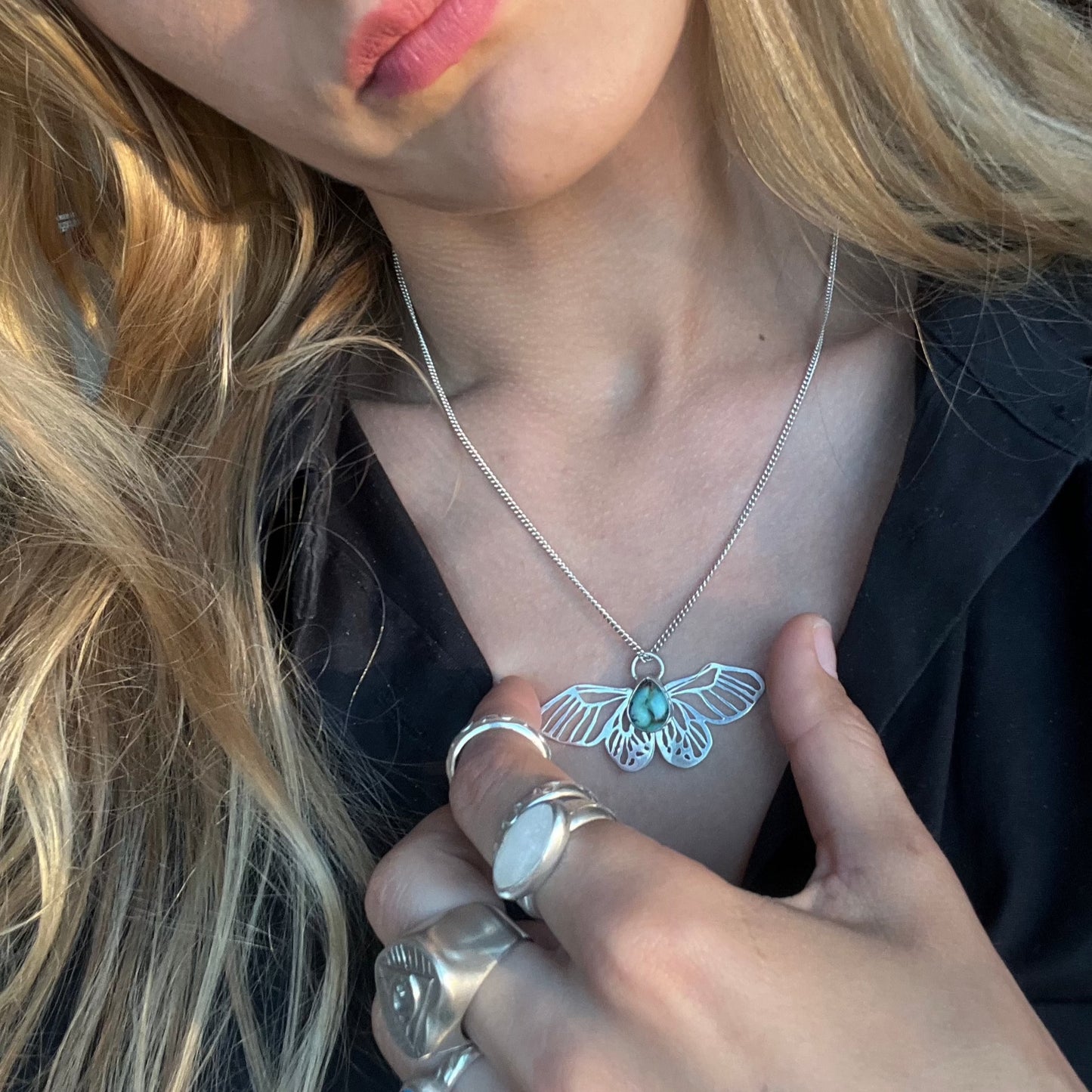 "Butterfly" necklace