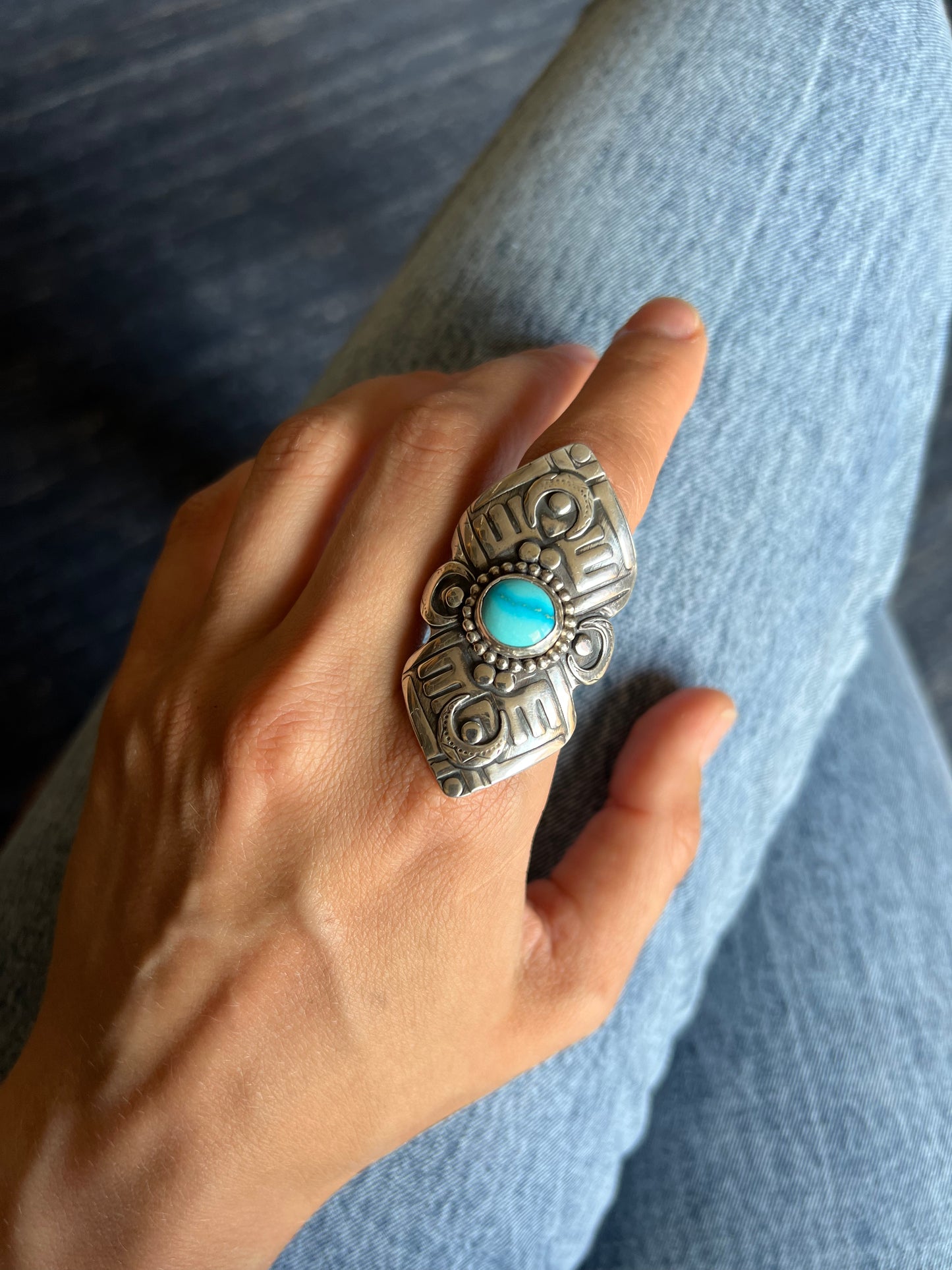 "Give me some western" boho ring
